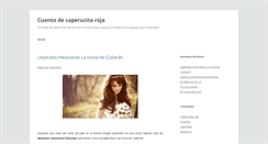 Desktop Screenshot of cuentodecaperucitaroja.org