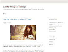 Tablet Screenshot of cuentodecaperucitaroja.org